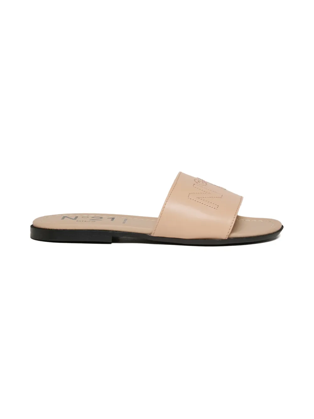 Nº21 Kids Sandalen met logo-reliëf Beige