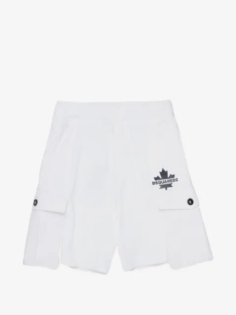 DSQUARED2 KIDS fleece cargo shorts