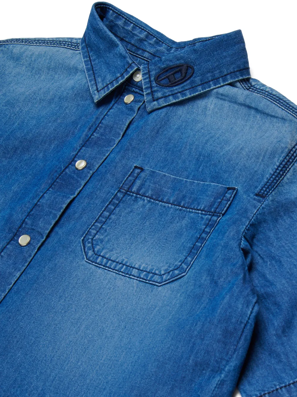 Diesel Kids Cinnix shirt Blauw