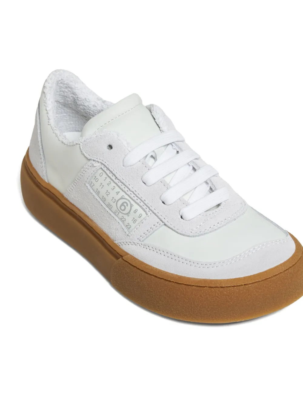 MM6 Maison Margiela Kids Sneakers met vlakken Wit