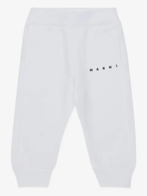 Marni Kids logo-print track pants