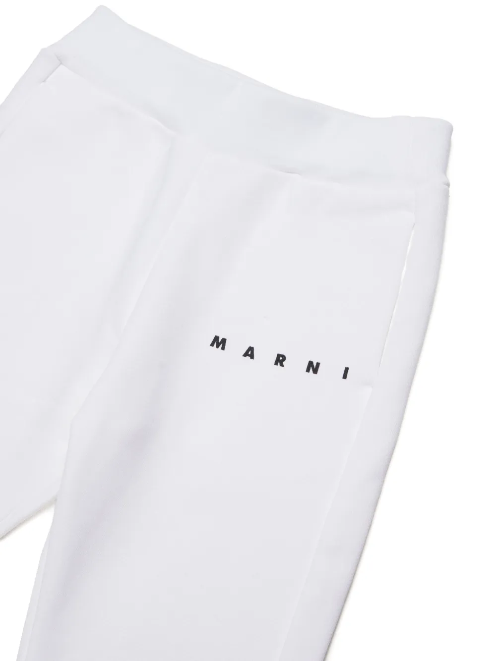 Marni Kids Trainingsbroek met logoprint Wit