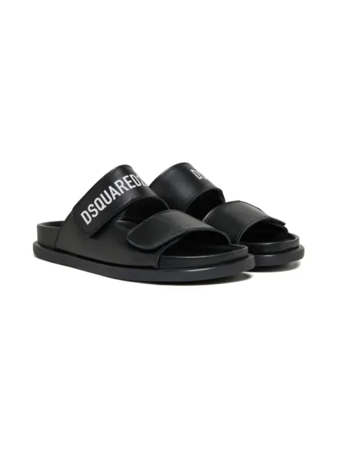 DSQUARED2 KIDS logo-print sandals