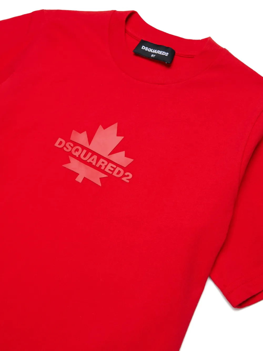  Dsquared2 Kids Maple Leaf Crew Neck T-shirt 