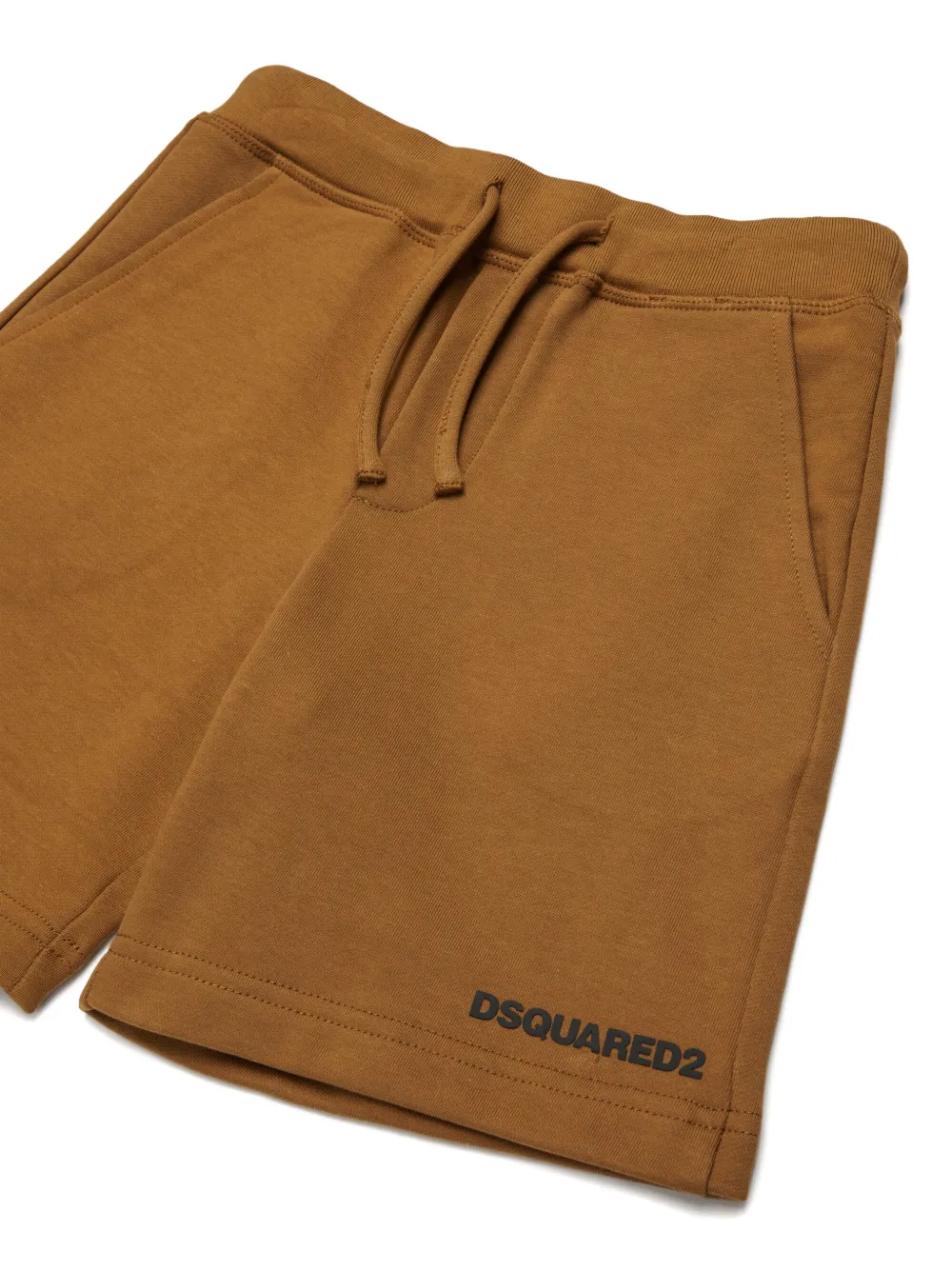  Dsquared2 Kids Drawstring-fastening Shorts - Brown 