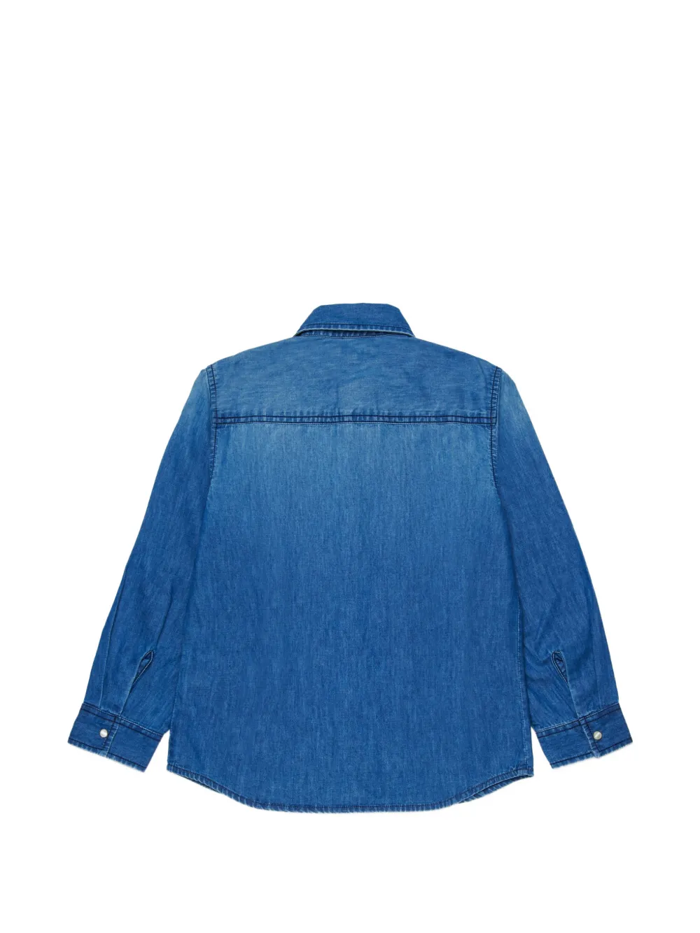 Diesel Kids Csimply-Over shirt met lange mouwen Blauw