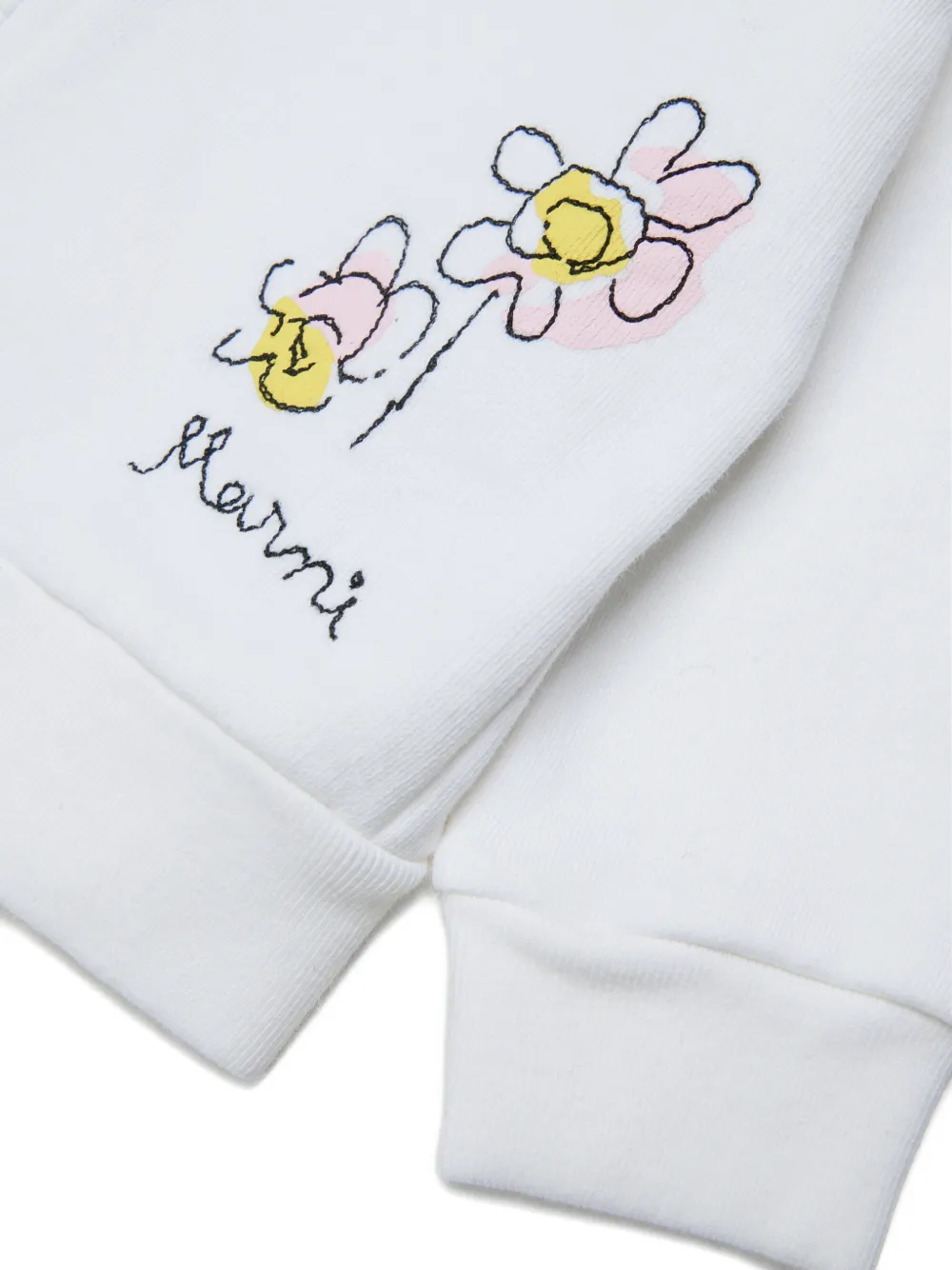 Flower Zip Sweatshirt