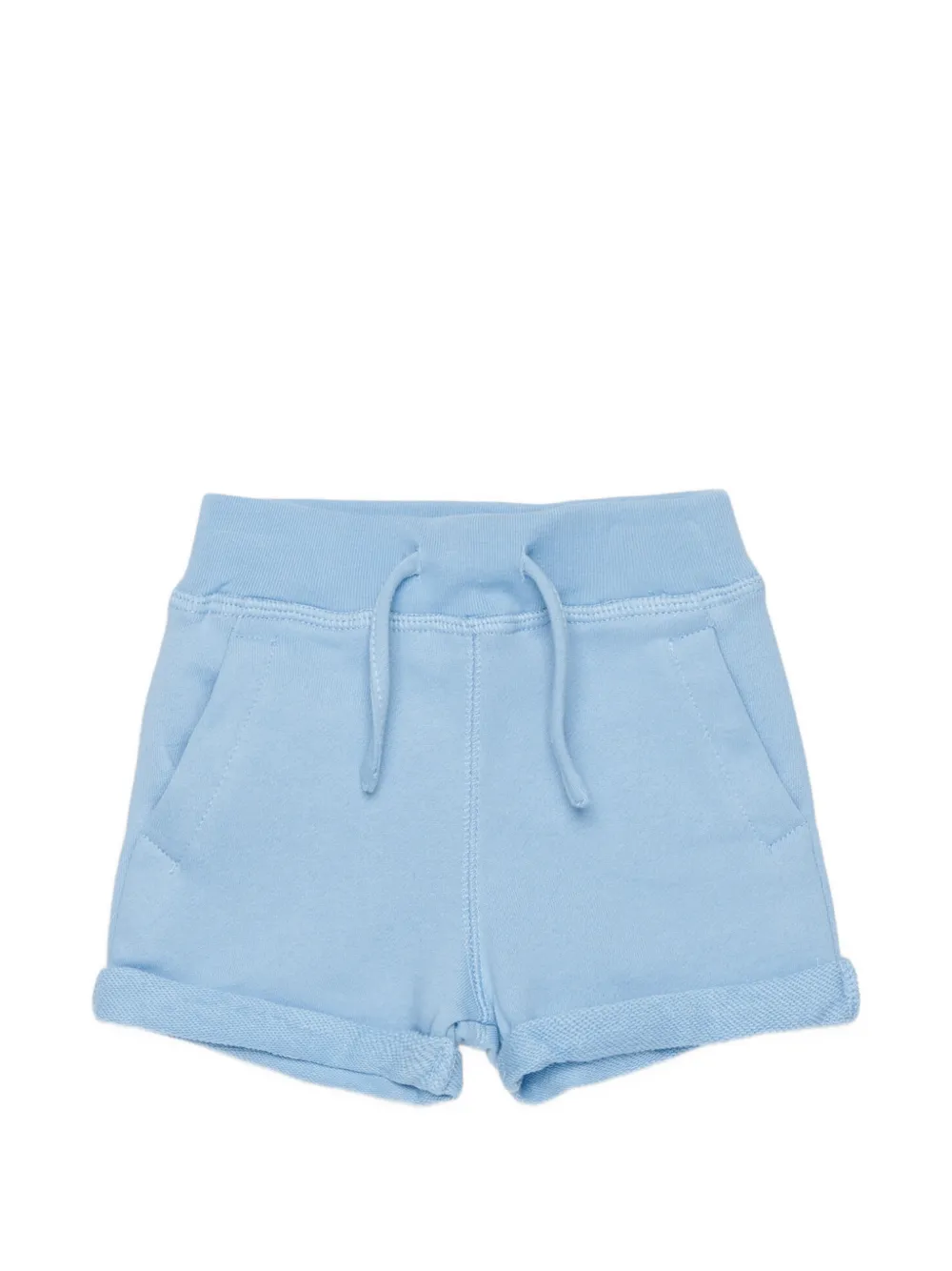 DSQUARED2 KIDS drawstring rolled-hem shorts - Blu