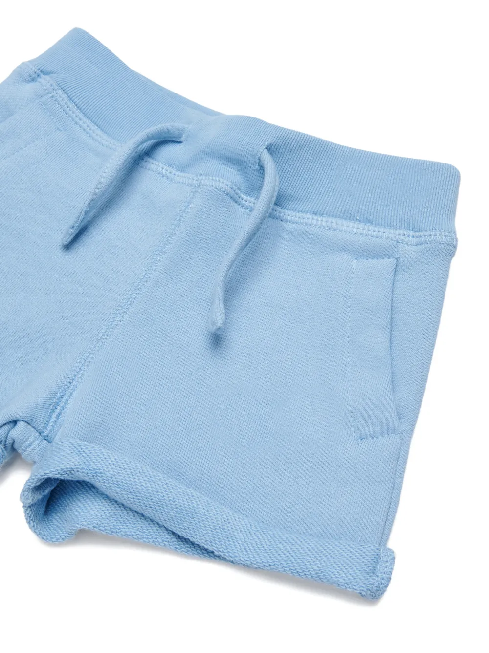 Drawstring Rolled-Hem Shorts