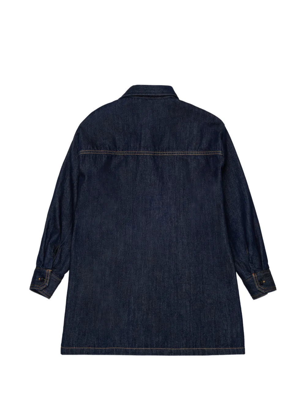  Marni Kids Chest-pocket Button Dress - Blue 