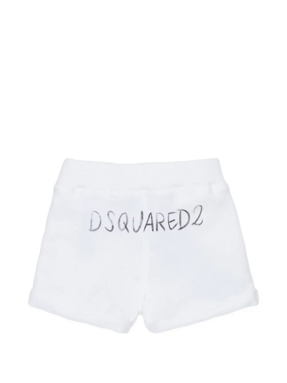  Dsquared2 Kids Drawstring Casual Shorts - White 