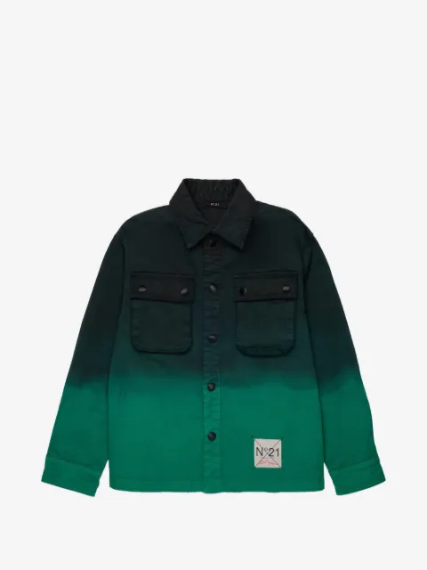 Nº21 Kids Geknöpfte Jacke mit Klappentaschen