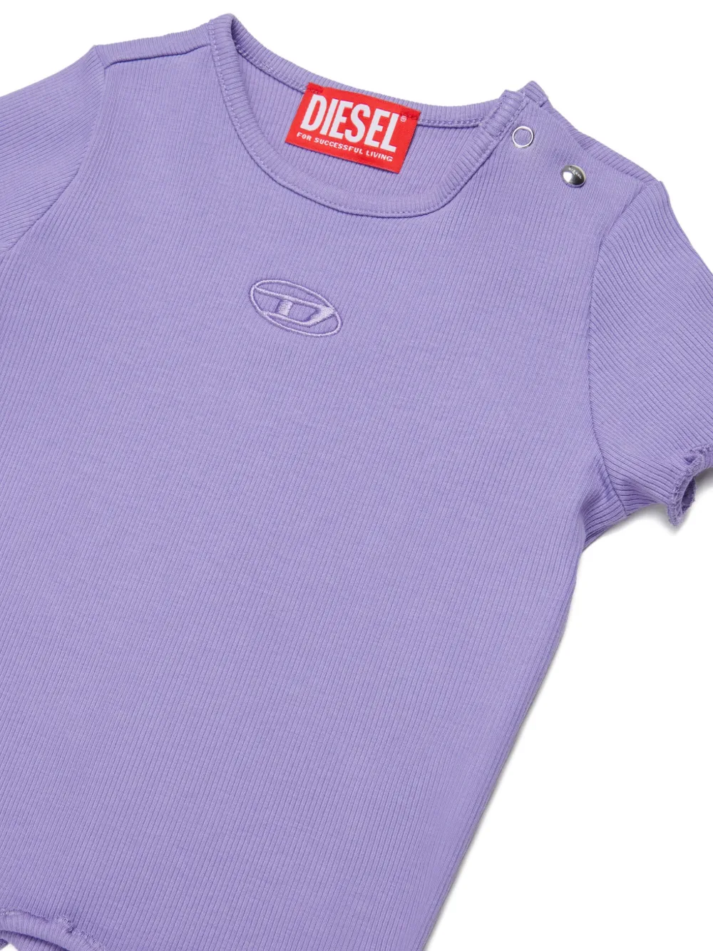  Diesel Kids Taspyb Ruffled T-shirt - Purple 