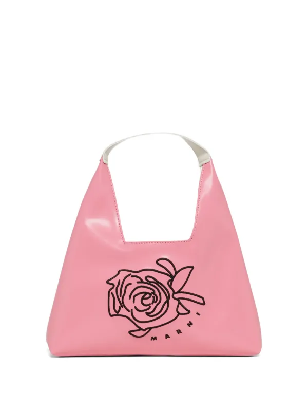 Marni Kids フローラル ショルダーバッグ | ピンク | FARFETCH JP