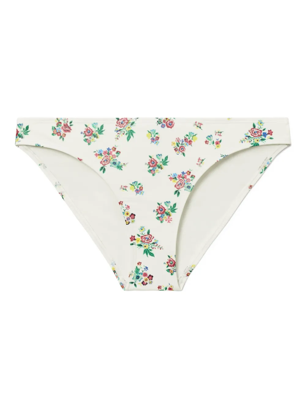 Tory Burch Printed Bikini Bottoms In Neutral