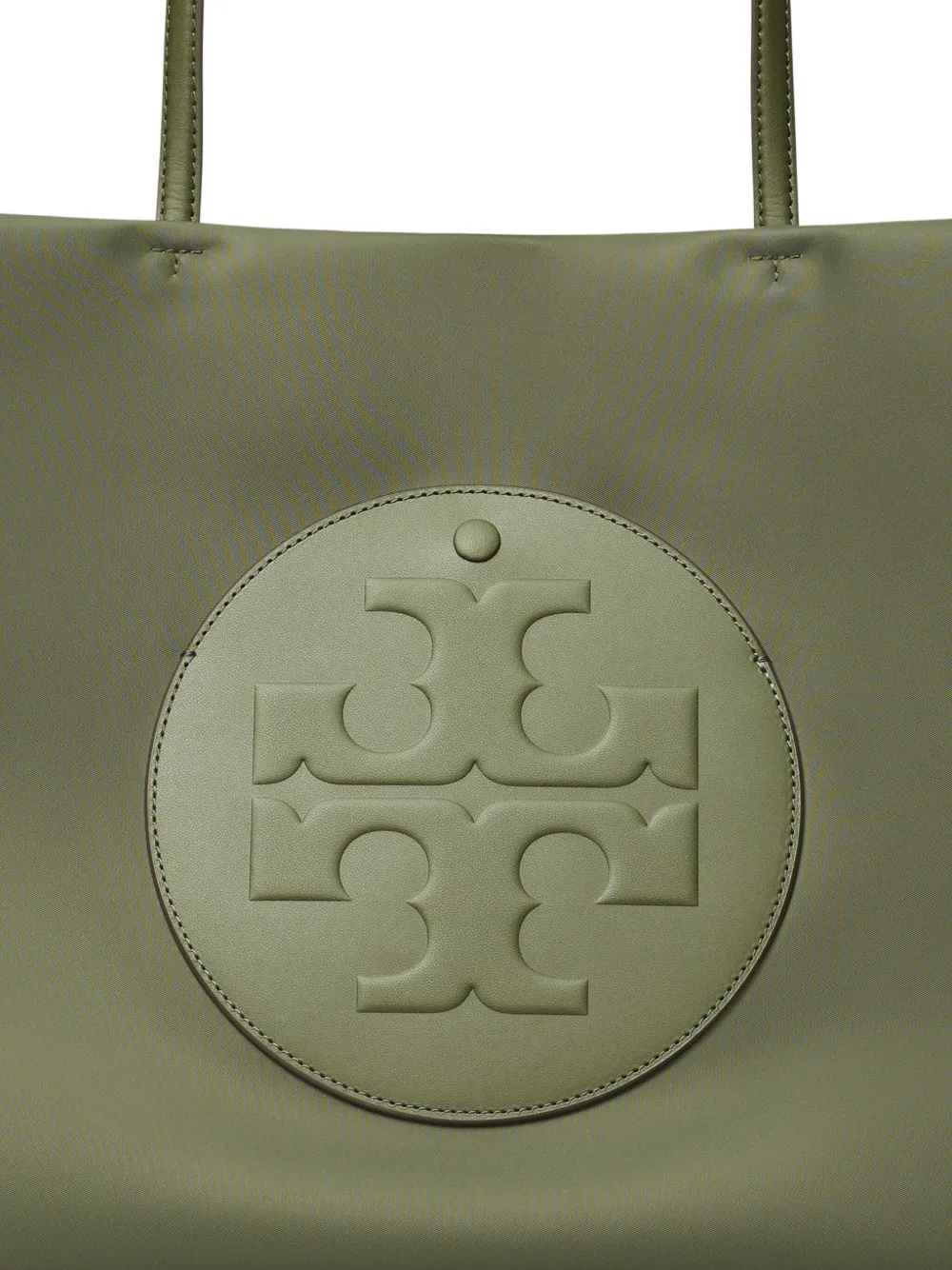 Tory Burch Ella Logo-embellishment Tote Bag In Green