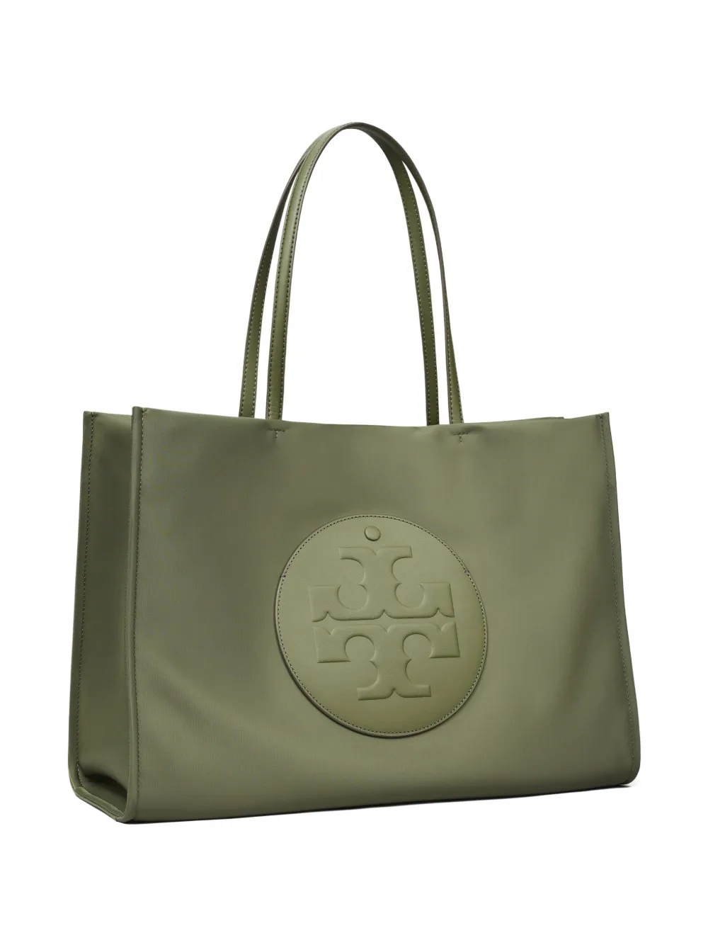 Tory Burch Ella Logo-embellishment Tote Bag In Green