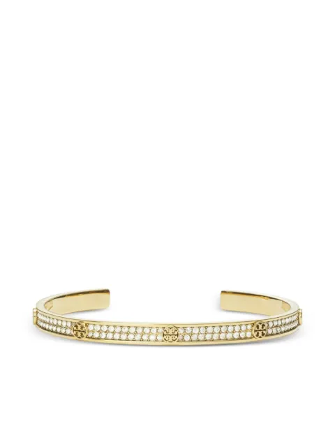 Tory Burch Icon pavé cuff bracelet