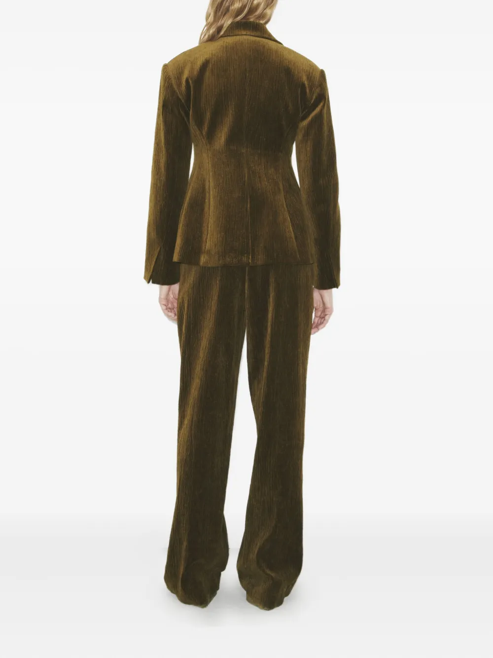 Tory Burch Corduroy Trousers In Brown