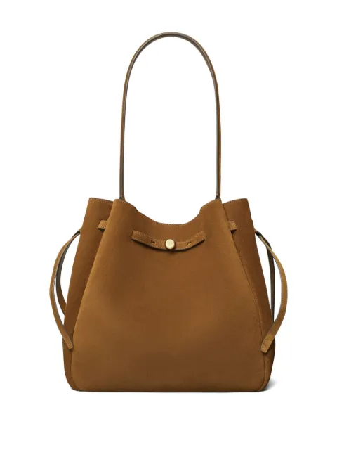 Tory Burch stor Arch skuldertaske i ruskind