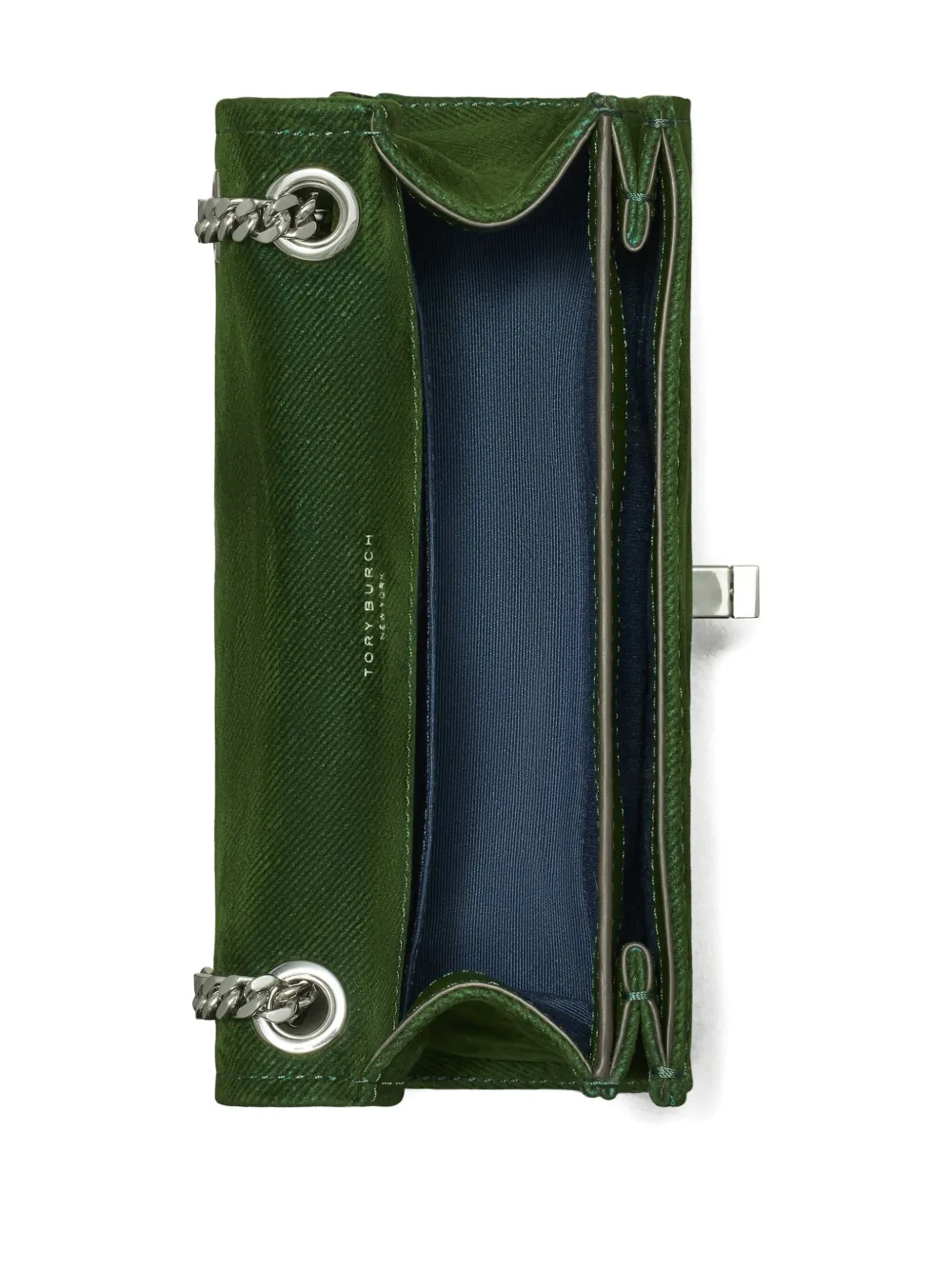 Tory Burch Kira mini-tas verfraaid met logo Groen