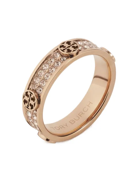 Tory Burch anillo Icon en pavé