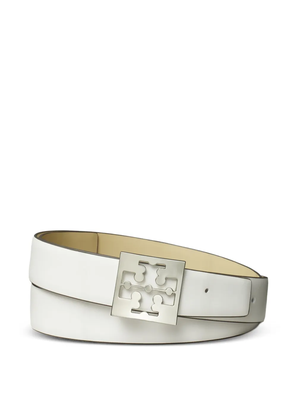 Tory Burch logo-buckle belt | White | Image 1