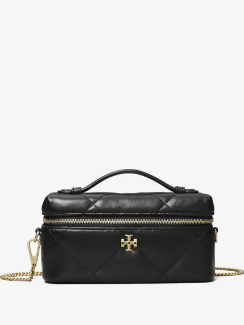 Tory Burch Kira diamond quilt East-West vanity case