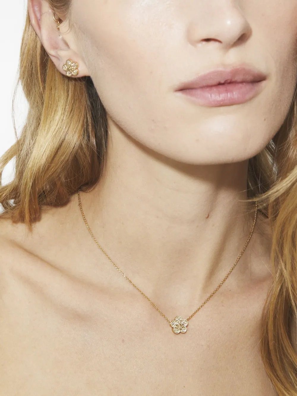 Tory Burch Forget Me Not earrings - Goud