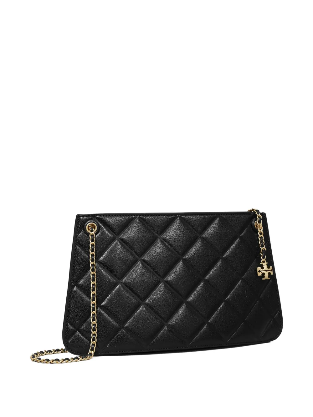 Tory Burch Fleming quilted shoulder bag - Zwart