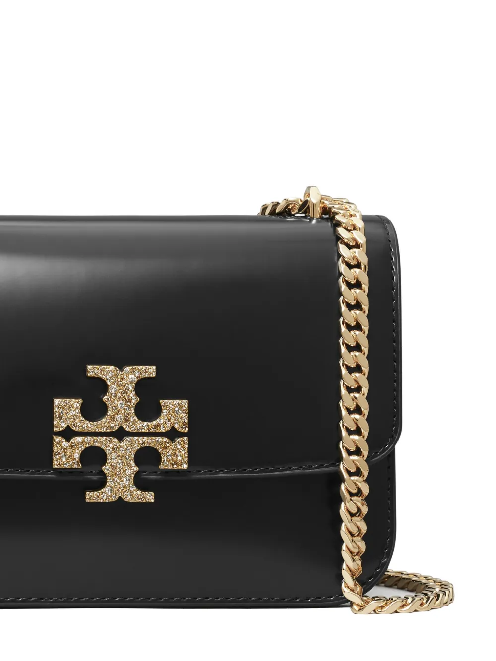Tory Burch Small Eleanor Shoulder Bag With Chain Strap In Black