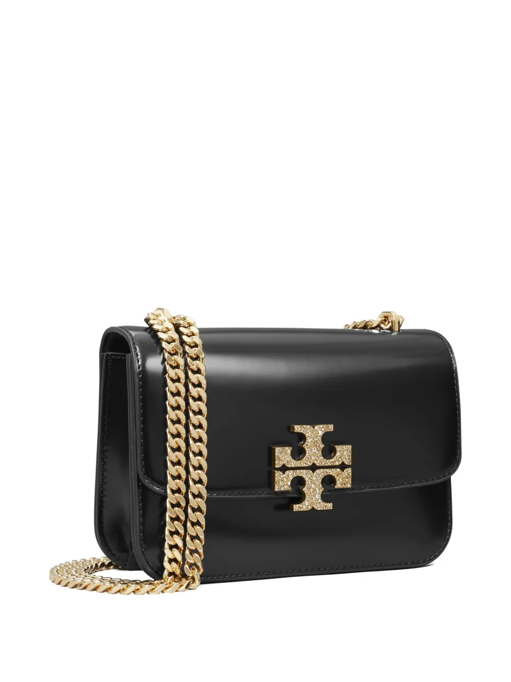 Tory Burch Small Eleanor Shoulder Bag With Chain Strap In Black