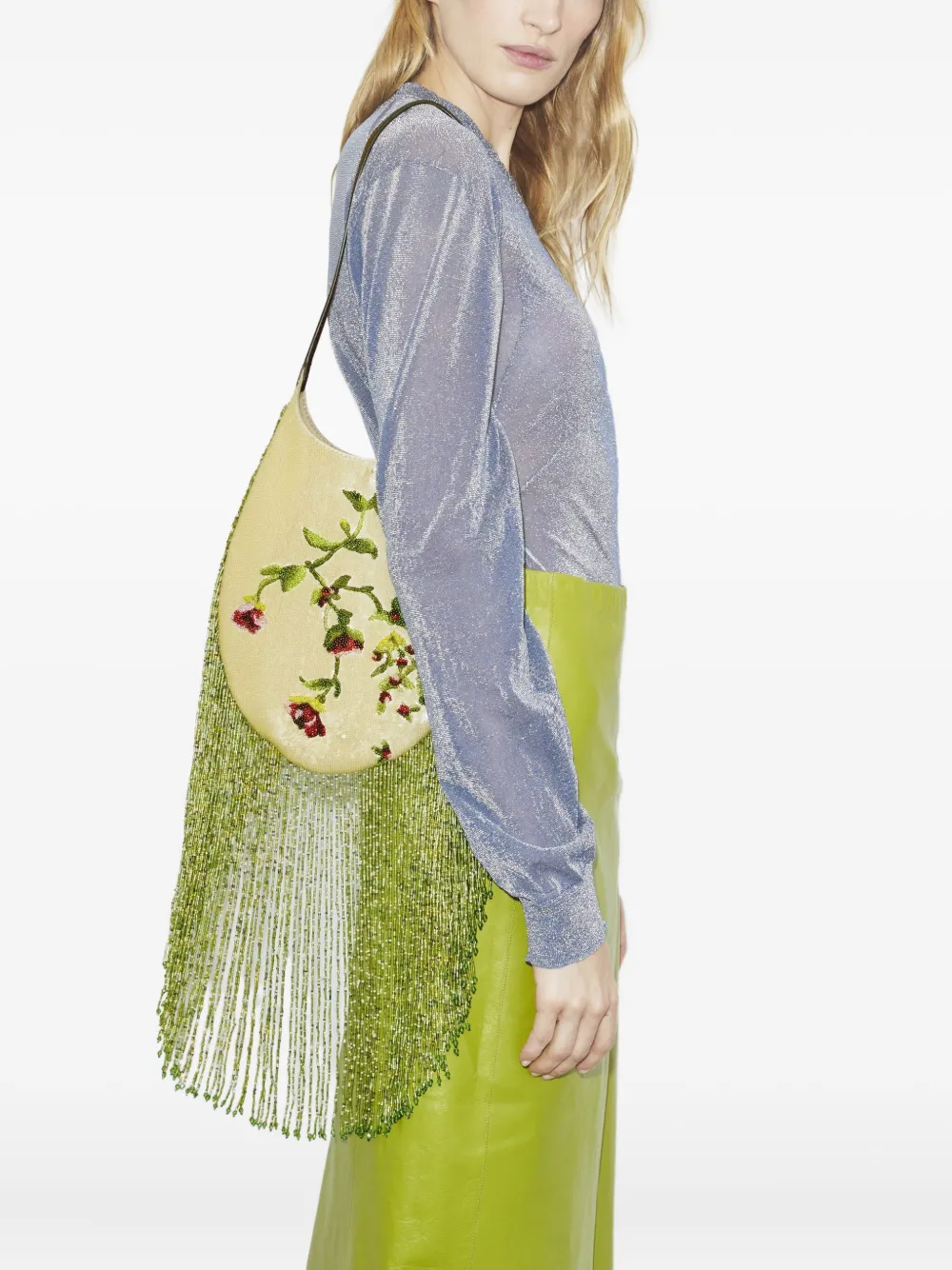 Tory Burch small embellished shoulder bag - Beige