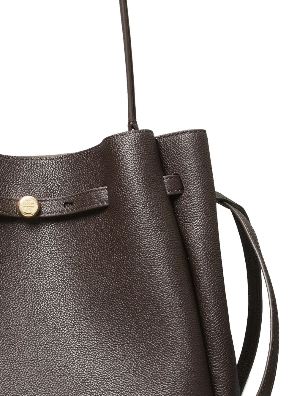 Tory Burch Romy leren schoudertas Bruin