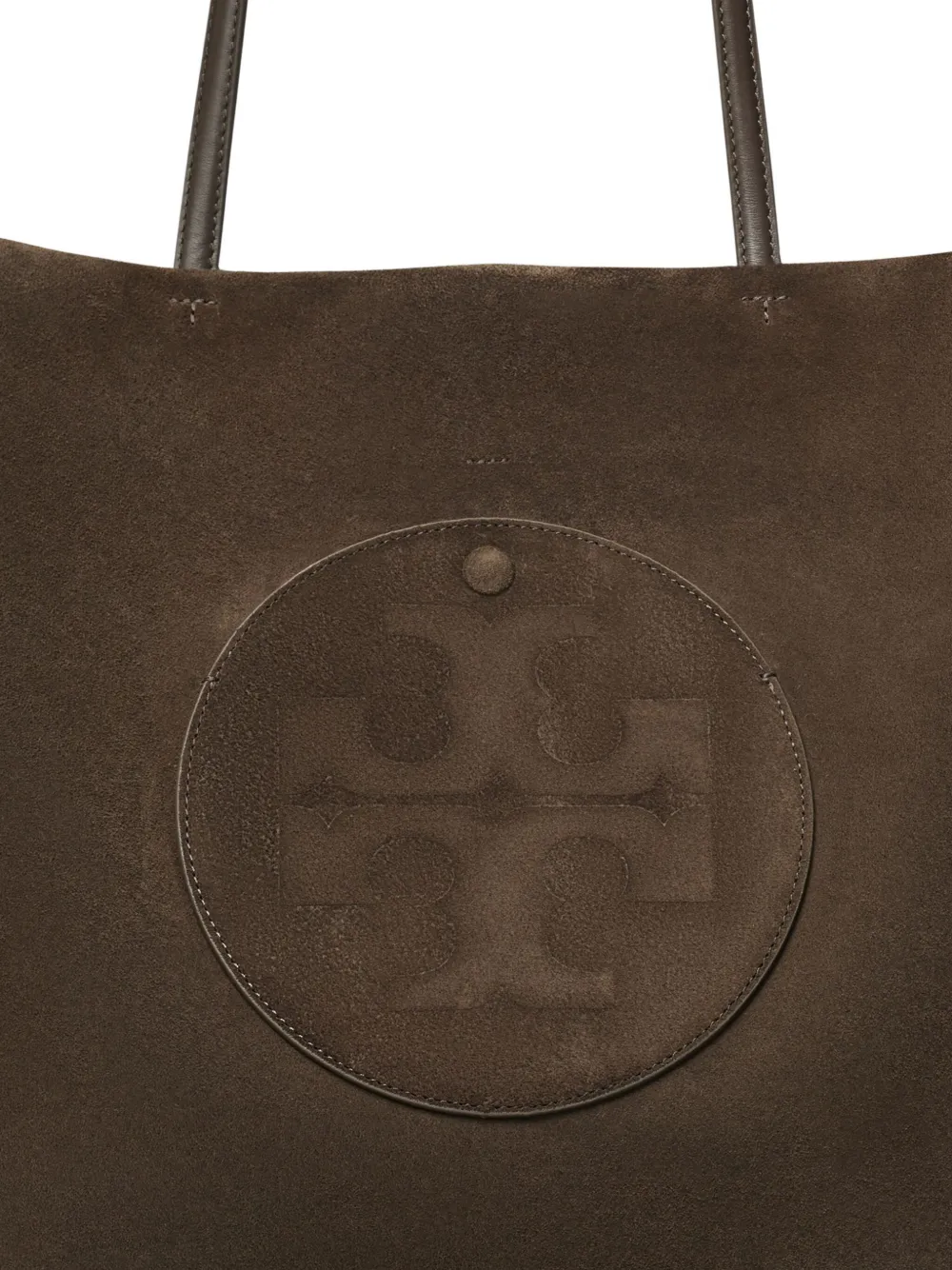 Tory Burch Ella Suede Tote Bag In Brown