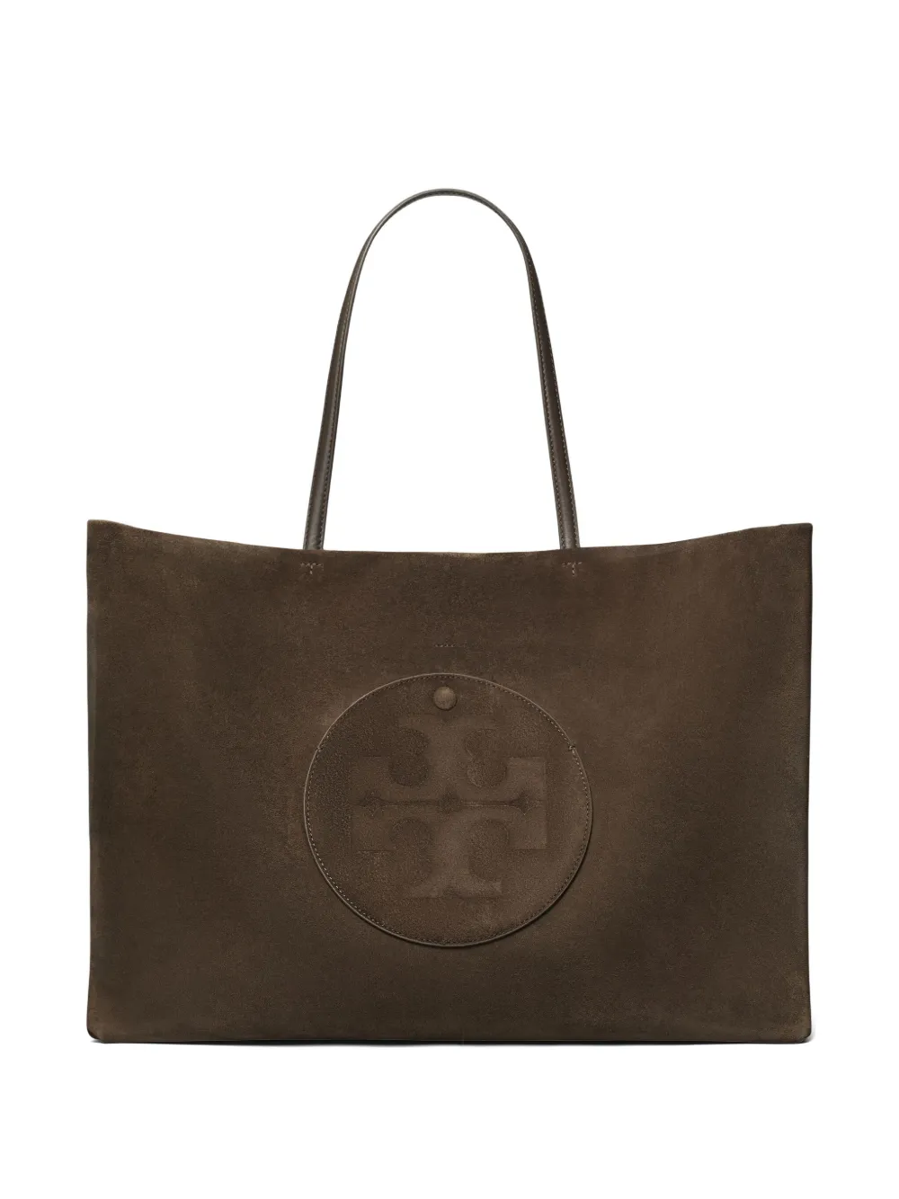 Tory Burch Ella Suede Tote Bag In Brown
