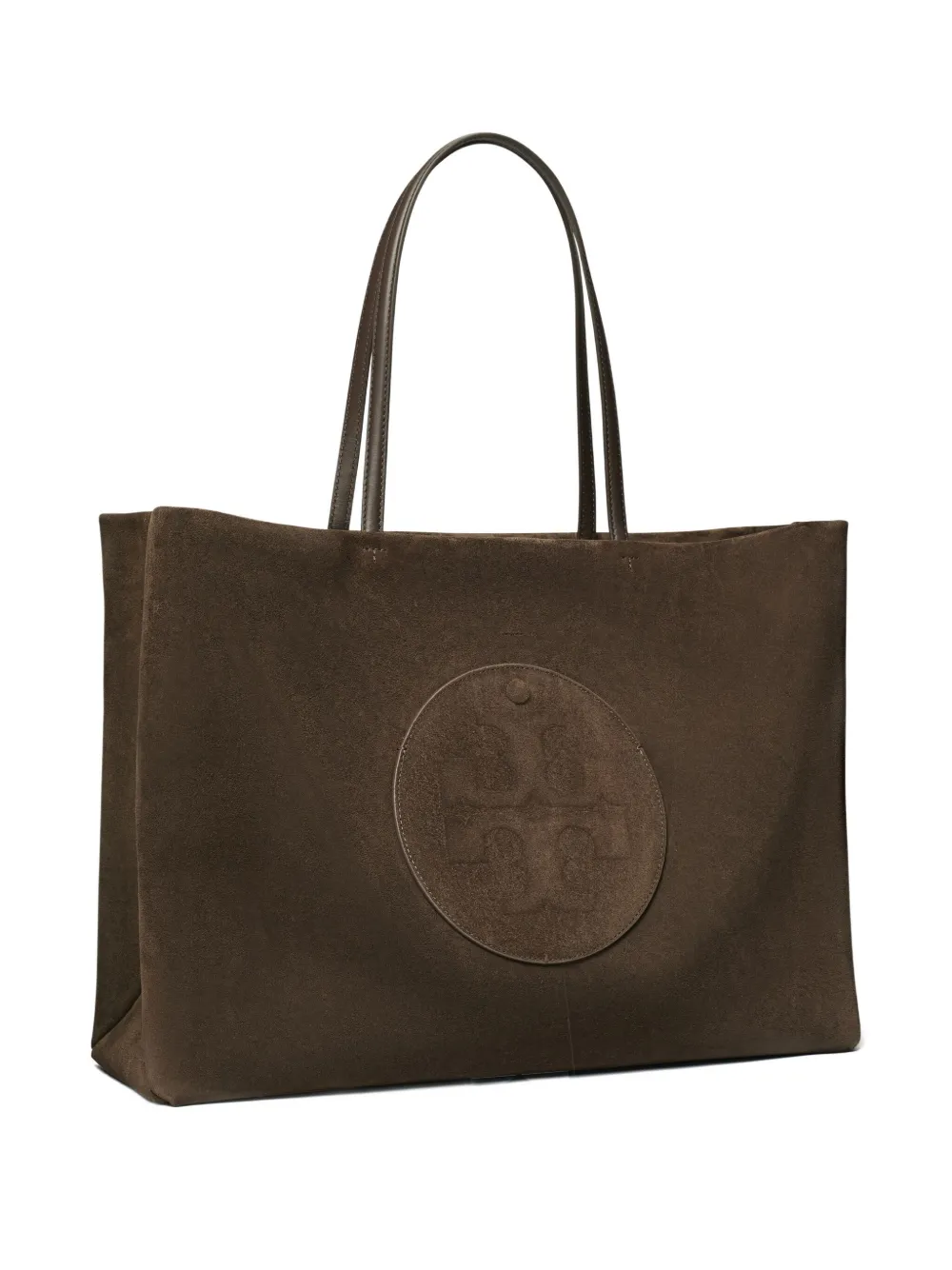 Tory Burch Ella Suede Tote Bag In Brown