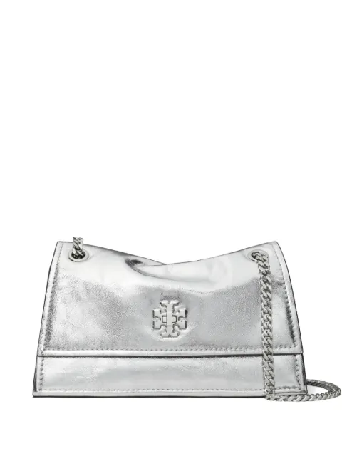 Tory Burch mini Kira turn-lock metallic shoulder bag