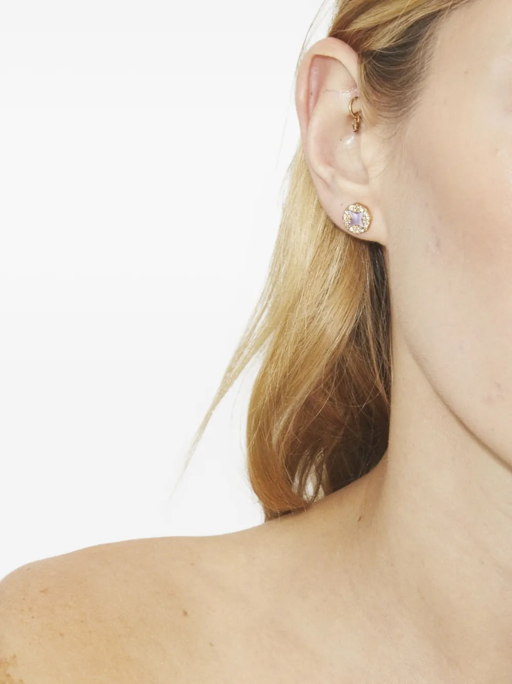 Tory Burch The Forget Me Not Stud Earrings In Gold