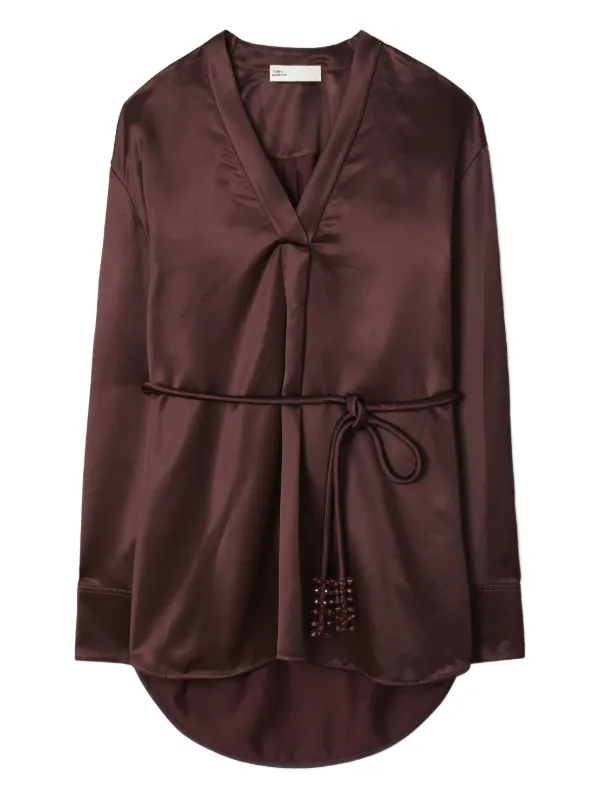 Tory Burch Viscose Top in Brown