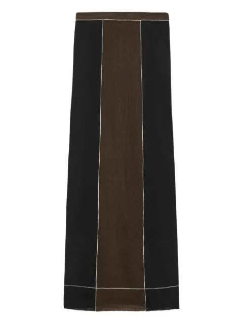 Tory Burch panelled midi skirt