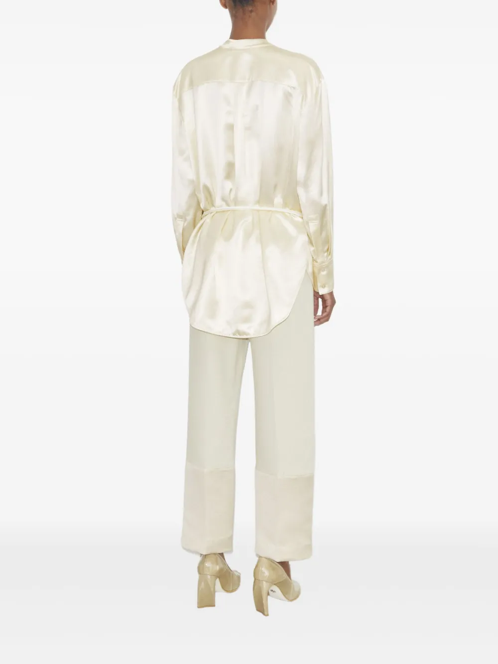 Tory Burch V-neck Blouse In Neutral