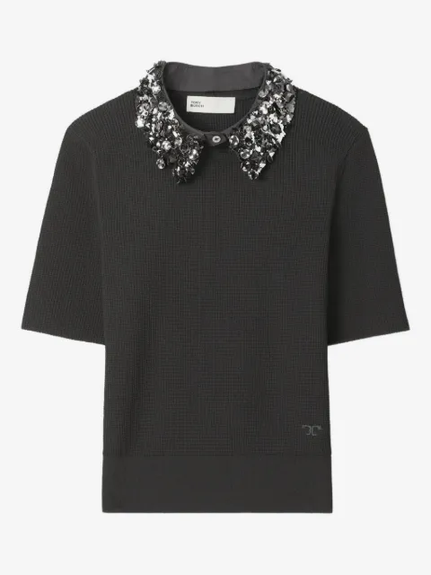 Tory Burch haut à col à ornements