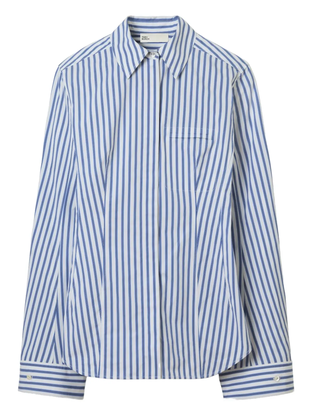 Tory Burch camisa manga larga con botones | azul | Image 1