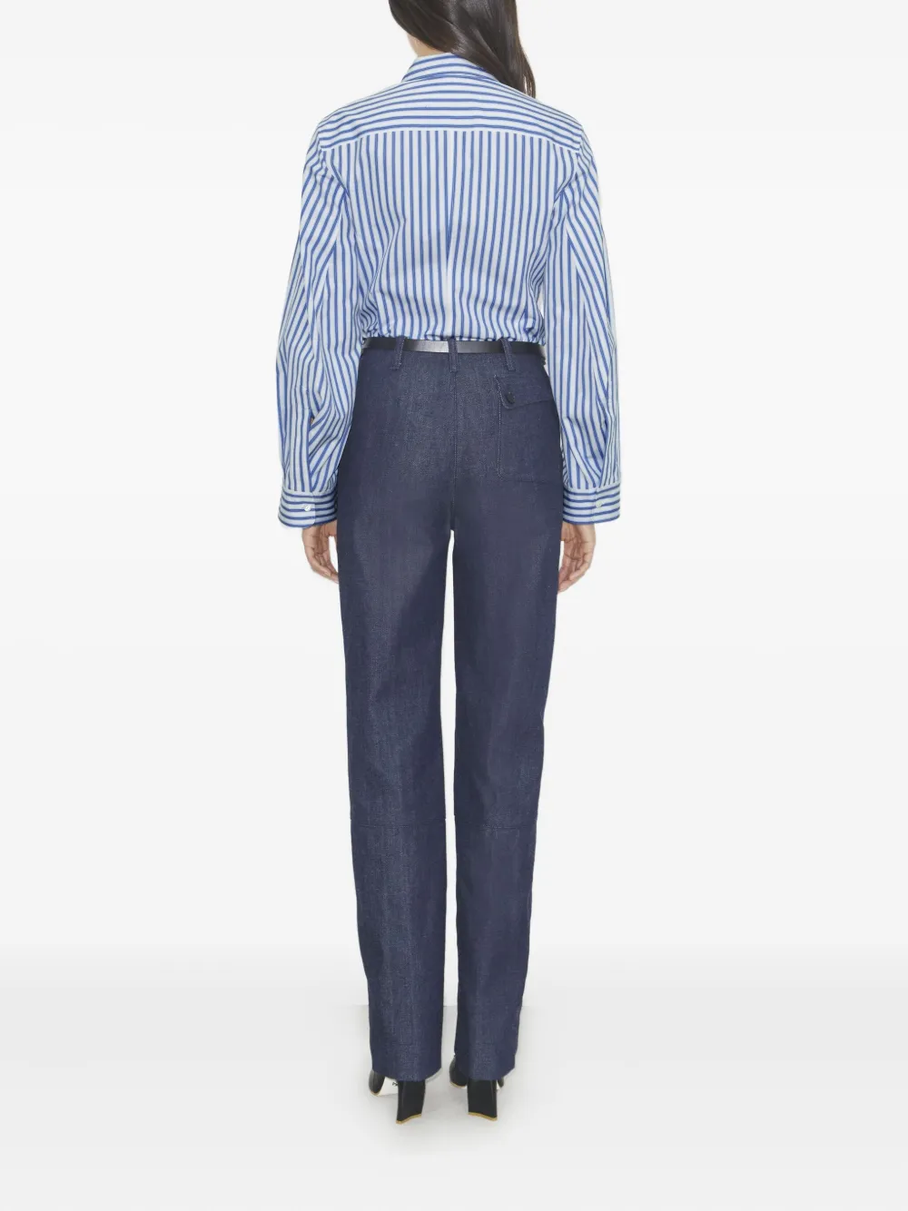 Tory Burch Blouse met klokmouwen Blauw