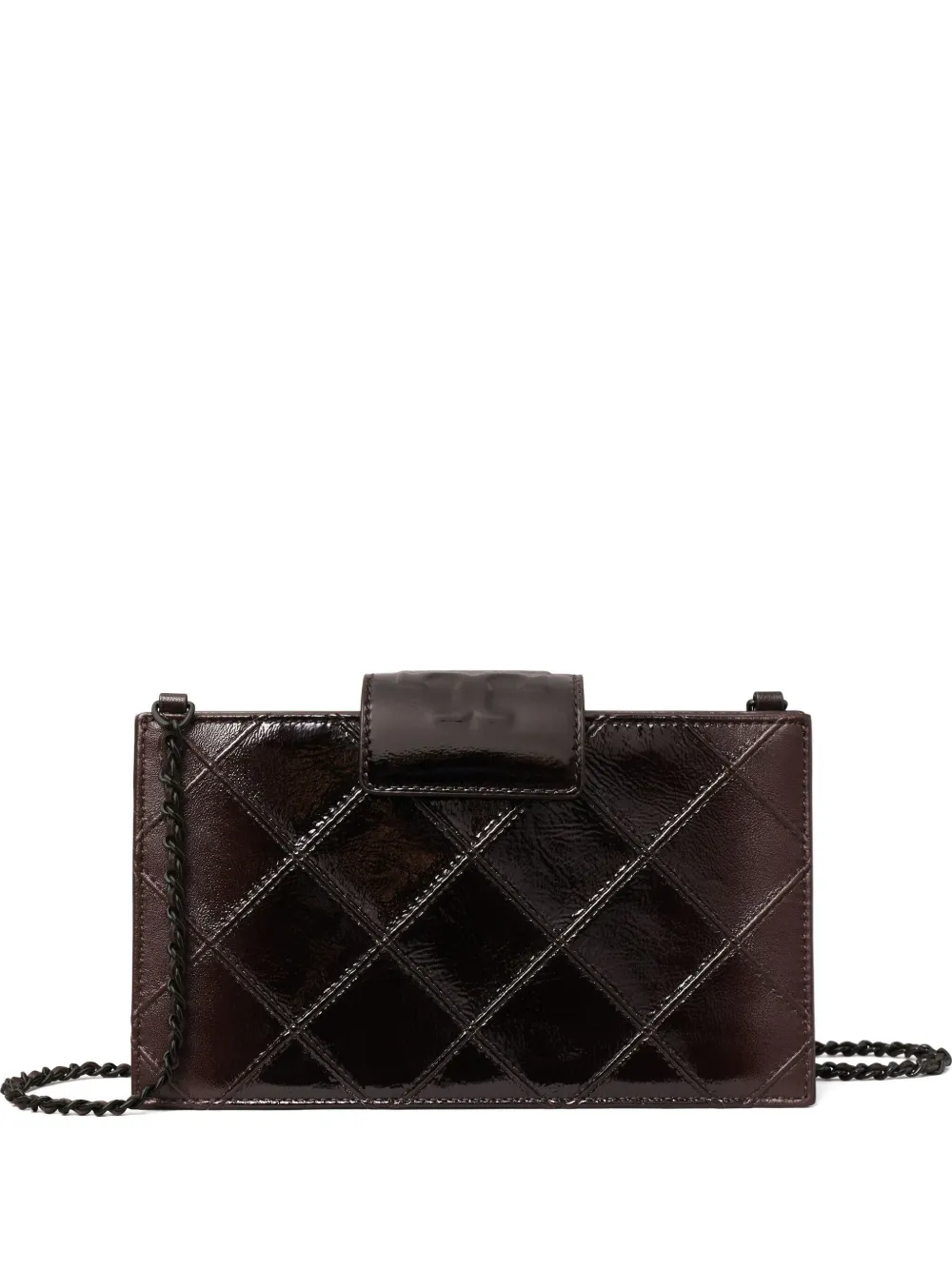 Tory Burch Fleming quilted patent mini bag | Red | Image 1