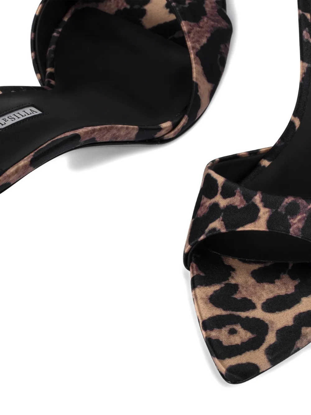 Le Silla Bella sandalen met luipaardprint Bruin