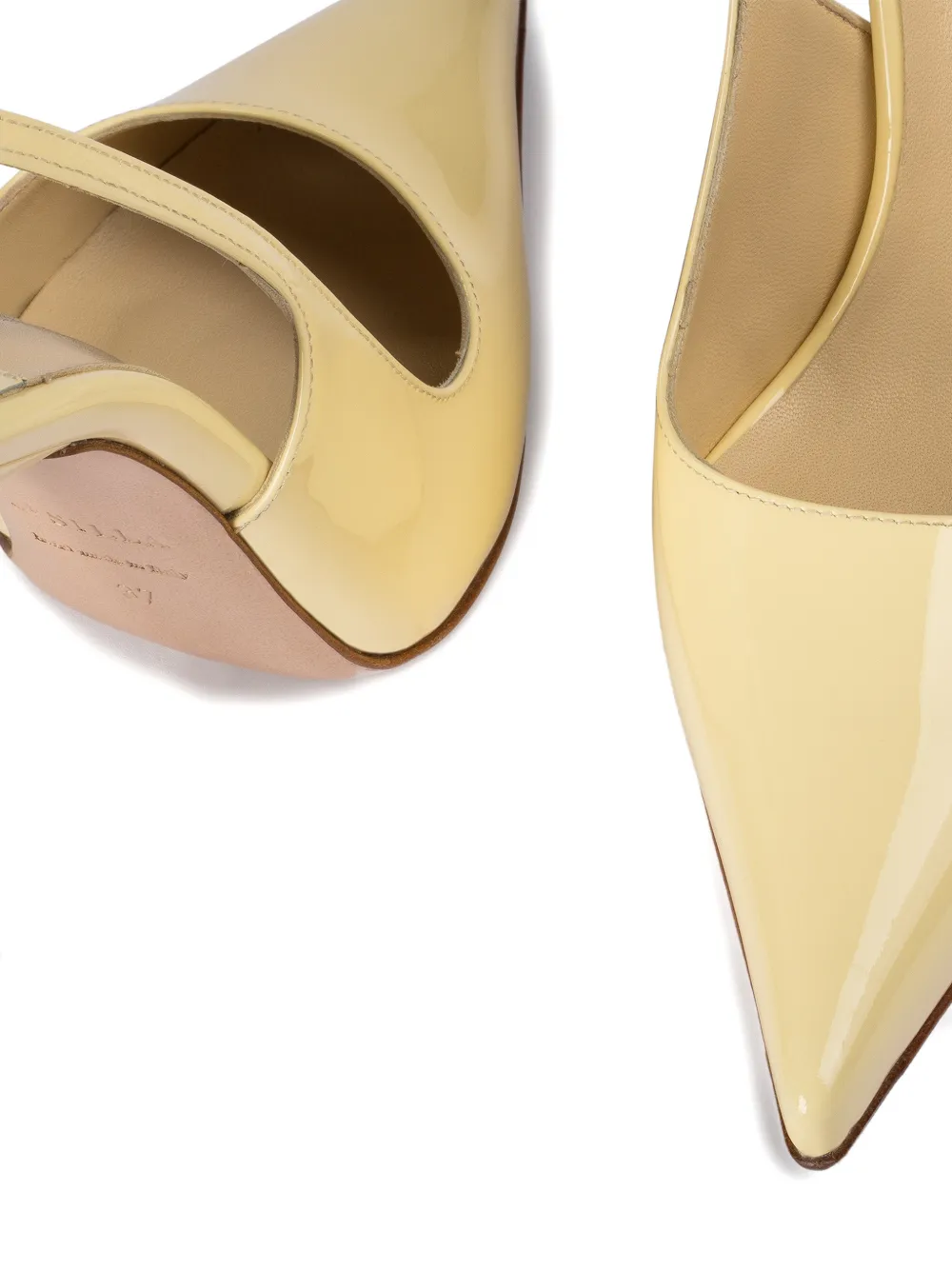 Le Silla Bella slingback pumps Geel