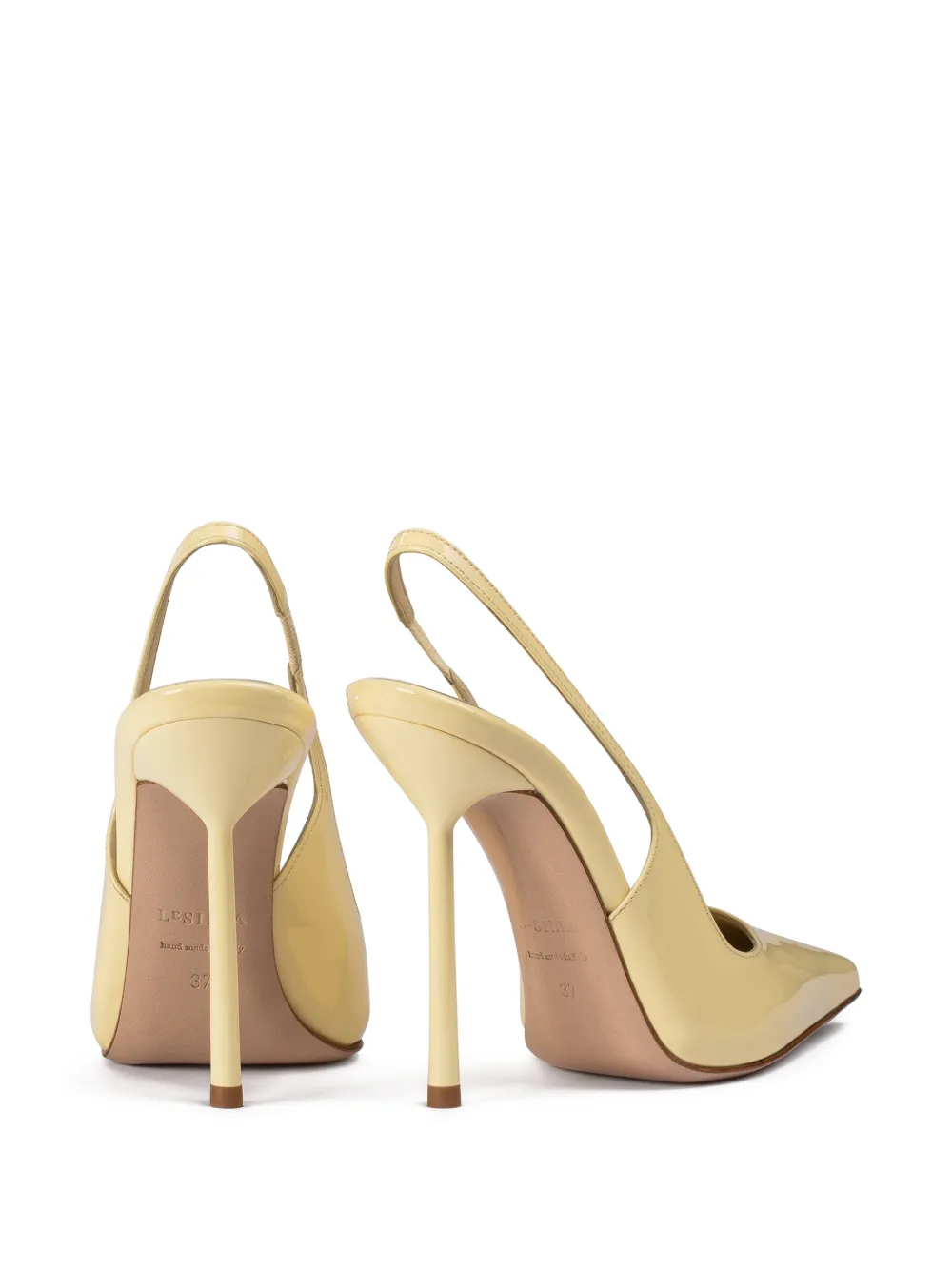 Le Silla Bella slingback pumps Geel