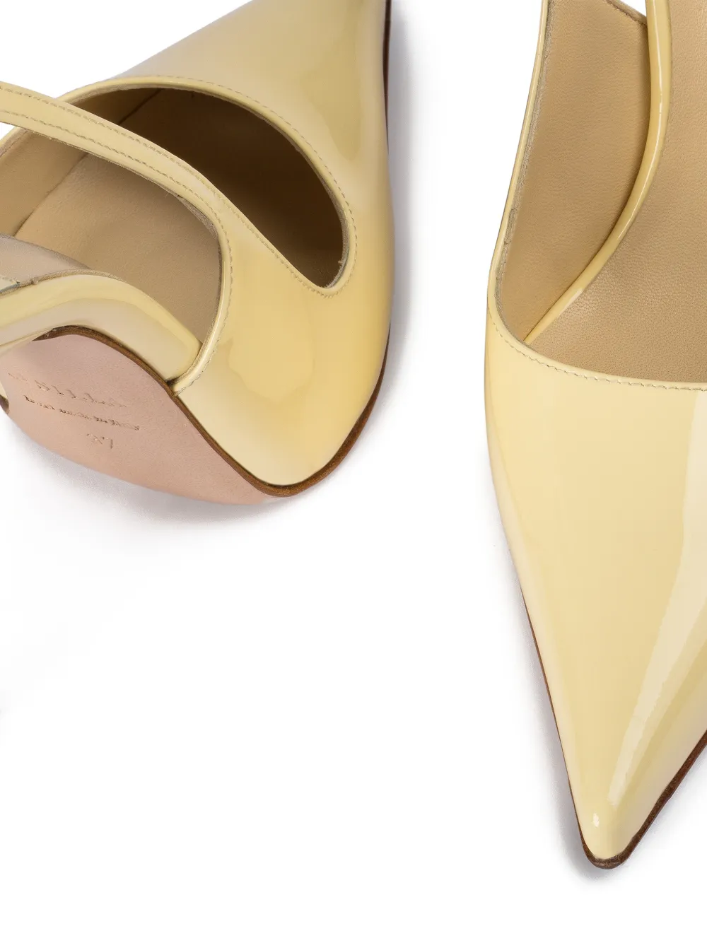 Le Silla Bella slingback pumps Geel